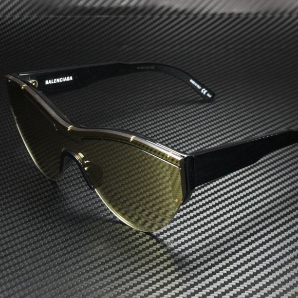 Balenciaga Unisex Black and Gold Sunglasses! - Picture 1 of 4
